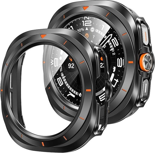 Samsung Galaxy Watch Ultra Displayschutzfolie, Silikon, Schwarz, Unisex - Bild 1