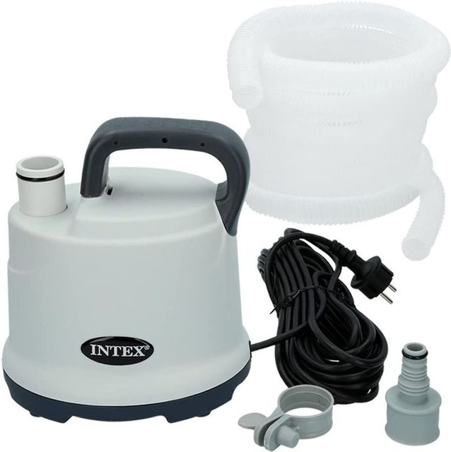 Intex Ablass-Pumpe IPX8 mit 3595 l/h Förderleistung und 220V Netzanschluss - Bild 2