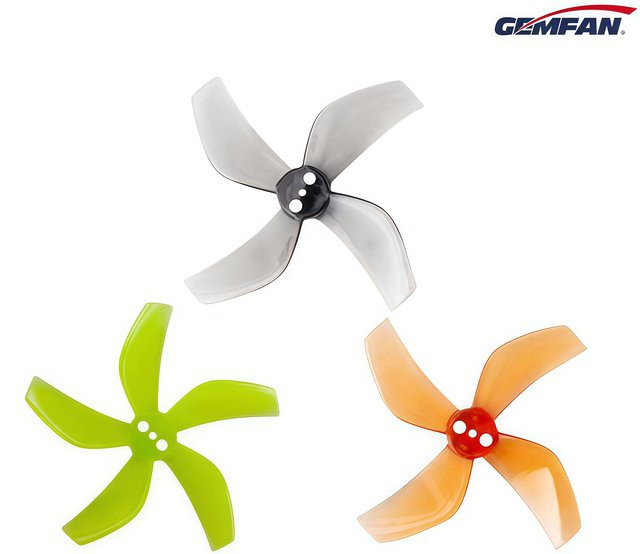 Gemfan Qianfeng D51-5 51 mm 2020 Fünf-Blatt-Kanalpropeller, 8-teiliges Set, Kunststoff - Bild 1