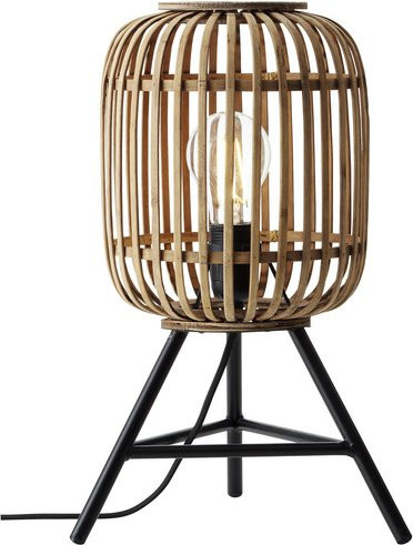 Brilliant Tischleuchte Woodrow Hellbraun mit Bambus und Metall, Höhe: 40 cm - Bild 2