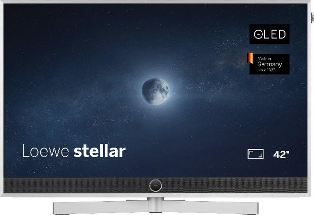 Loewe Stellar 42 dr+ OLED Smart-TV 106 cm 4K Ultra HD, Silver, 144 Hz, VIDAA OS - Bild 1