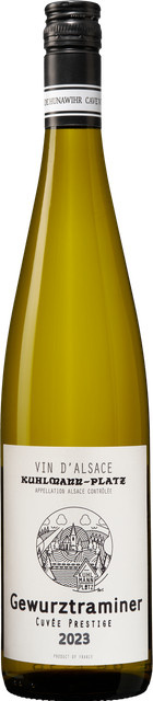 Kuhlmann Platz Gewürztraminer Weißwein Elsass 0,75 l - Bild 1