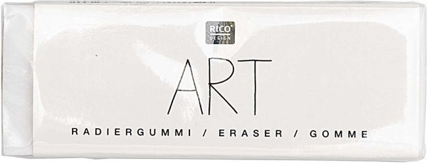 Rico Design ART Radiergummi weiß B: 5,5 cm, T: 2 cm