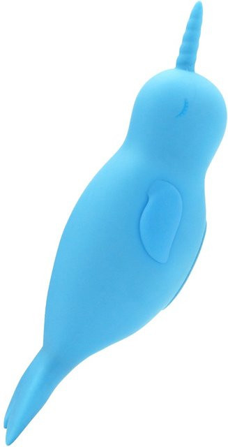 Auflegevibrator Unihorn in Blau, beidseitig verwendbar, B/T/H: 19,2 x 10,0 x 6,2 cm - Bild 1