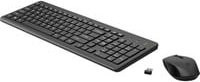HP 330 Kabelloses Tastatur und Maus Set, QWERTZ Deutsch, Schwarz - Bild 1