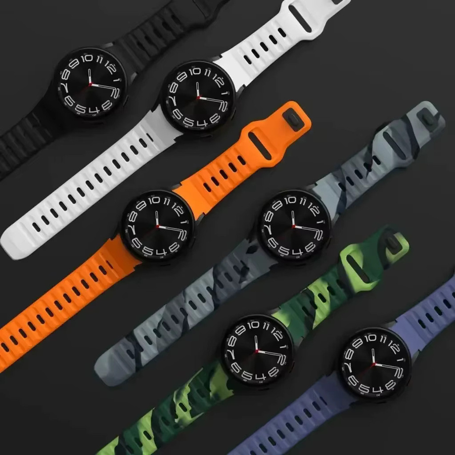 SAMUTAX Uhrenarmband Silikon, Bunt, Unisex - Bild 3