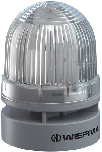 Werma Signaltechnik Signalleuchte Mini TwinFLASH Combi CL 460.420.60 Klar 115-230VAC 95 dB - Bild 1
