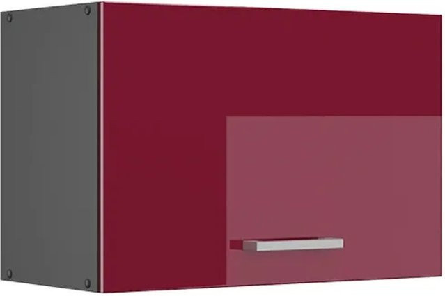Vicco R-Line Küchen-Hängeschrank in Bordeaux und Anthrazit Hochglanz, Breite: 60 cm, Höhe: 40 cm, Tiefe: 31 cm - Bild 2