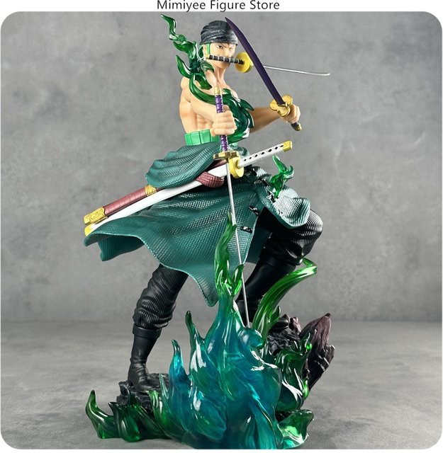 Bandai One Piece Roronoa Zoro Anime-Figur, Modell Statue, 32cm - Bild 1