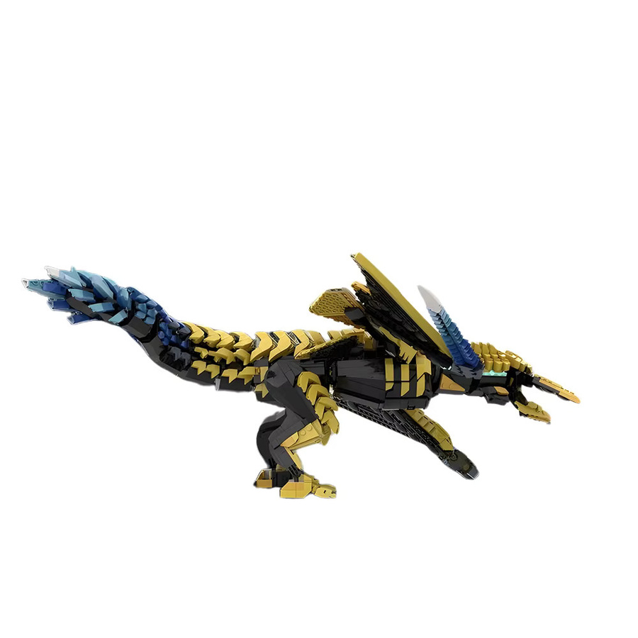 GOBRICKS Monster Hunter Rey Dau Fliegender Dinosaurier, Bausteine - Bild 2