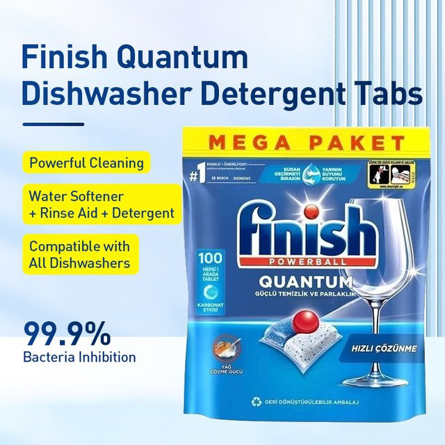 Finish Quantum Geschirrspülertabs Multicolour für alle Geschirrspülmaschinen - Bild 1