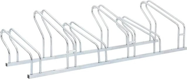 vidaXL Fahrradständer für 6 Fahrräder, freistehend, aus verzinktem Stahl, 4005577 - Bild 1