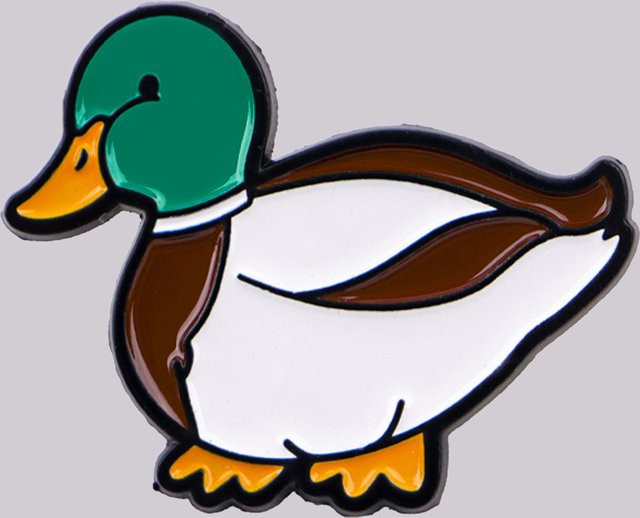 Anstecknadel Enten-Emaille, Bunt, Unisex - Bild 1