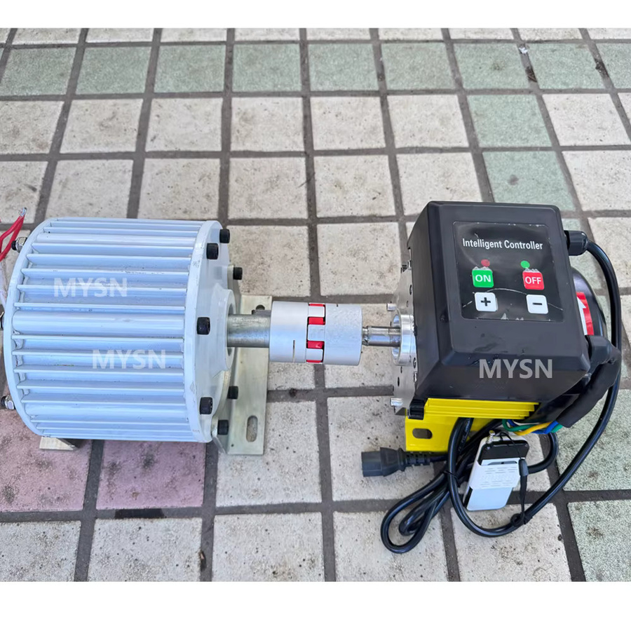 MYSN Magnetisches Stromgeneratorsystem für Wasserturbinen, Geräuscharmer Energiegenerator (5KW bis 30KW, 12V-400V) - Bild 3