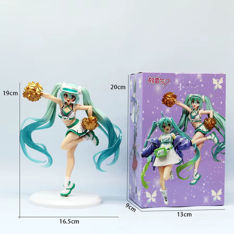 Bandai Hatsune Miku Anime Figur Cheerleader, mehrfarbig, Höhe: 18 cm - Bild 2