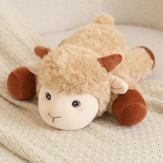Yiran toy Plüschziegenkissen, Stofftier, Braun - Bild 1
