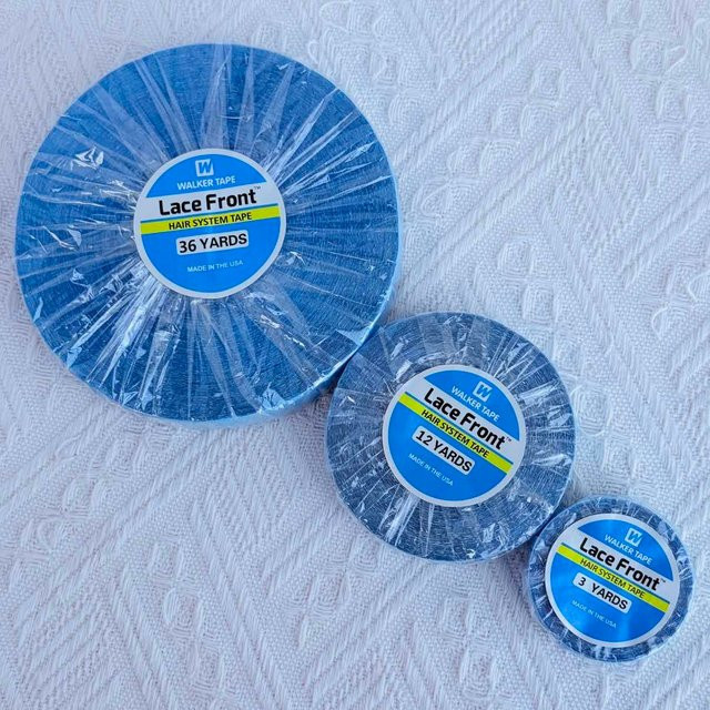 Blaues doppelseitig klebendes Lace-Front-Stützband für Haarverlängerungen - Bild 1
