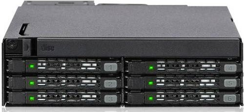 ICY DOCK ToughArmor MB606SPO-B Wechselrahmen für 2.5 Zoll SATA Festplatten in Schwarz - Bild 1