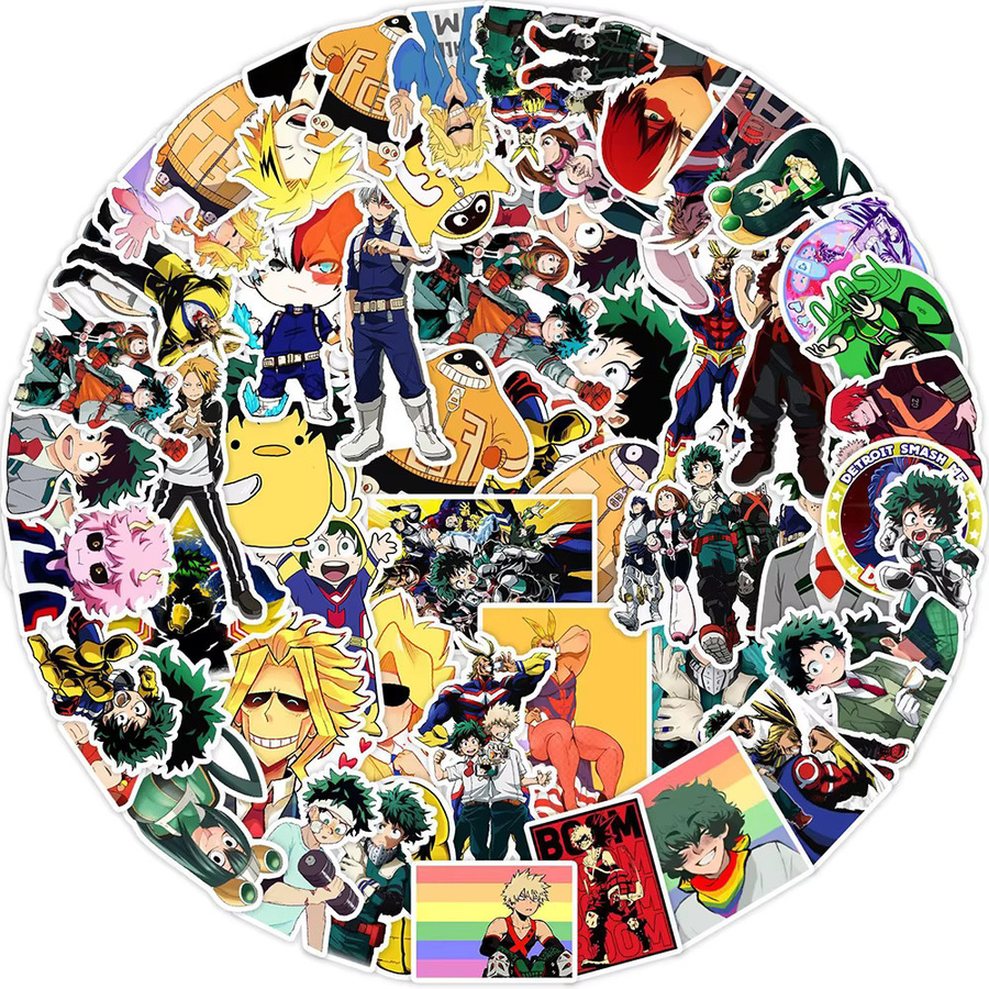 Bandai My Hero Academia Graffiti-Aufkleber, Bunt / Mehrfarbig - Bild 2