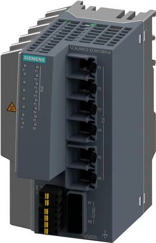 Siemens Industrial Ethernet Switch 6GK5108-2RS00-2FC2, 1 Gbit/s, Grau - Bild 1