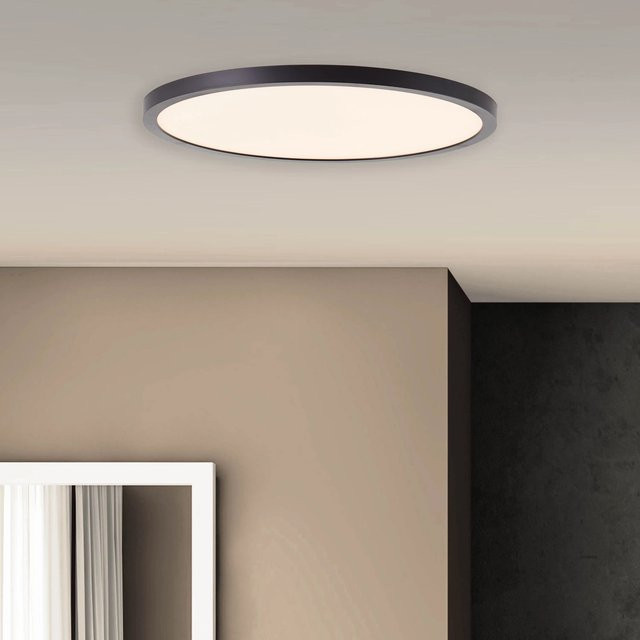 Brilliant Tuco LED Deckenaufbau-Paneel Schwarz Weiß 21W 2500lm 2700K - Bild 1