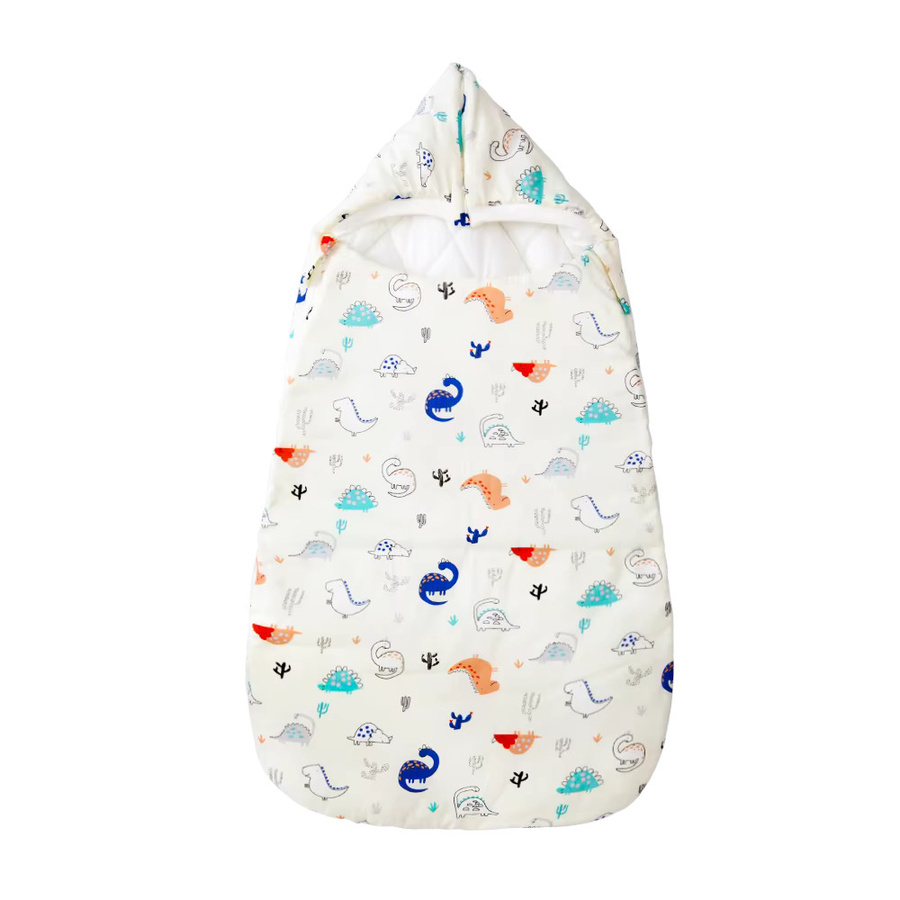 HOUSBAY Babydecke aus Baumwolle mit Dinosaurier-Print, winddichte Steppdecke für Babys von 0 bis 24 Monaten - Bild 1