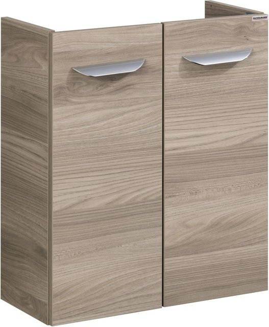 Fackelmann Waschbeckenunterschrank SBC Gäste Bad Steinesche braun B/H/T: 52 x 60 x 24,3 cm - Bild 1