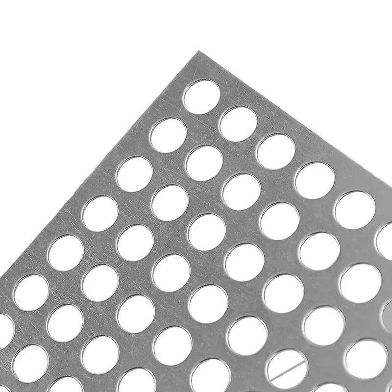 LETAOSK Edelstahl-Gitterplatte in Silber mit perforiertem Design für Lüftungsgrills - Bild 4