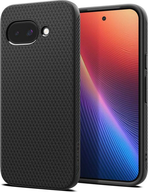 Spigen Liquid Air Schutzhülle für Google Pixel 9a in Mattschwarz - Bild 1