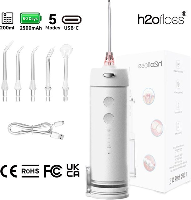 H2ofloss Tragbare Mini-Wasserflosser, Pink, Unisex - Bild 1