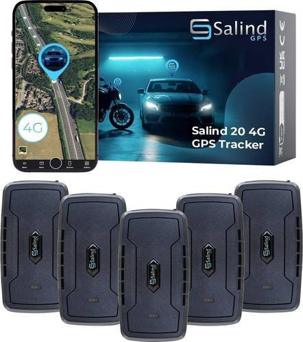 Salind GPS SALIND 20 4G GPS Tracker Fahrzeugtracker Schwarz - Bild 1