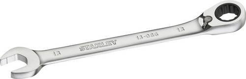 Stanley Ringmaulschlüssel mit Ratsche in Silber, Schlüsselweite 13 mm - Bild 1