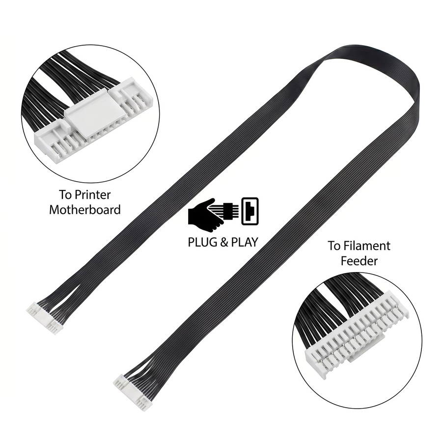 Snapmaker Verlängerungsleitungsmodul-Adapterplatine mit verlängertem Flachkabel in Schwarz für Snapmaker U1 3D-Druckerzubehör - Bild 3