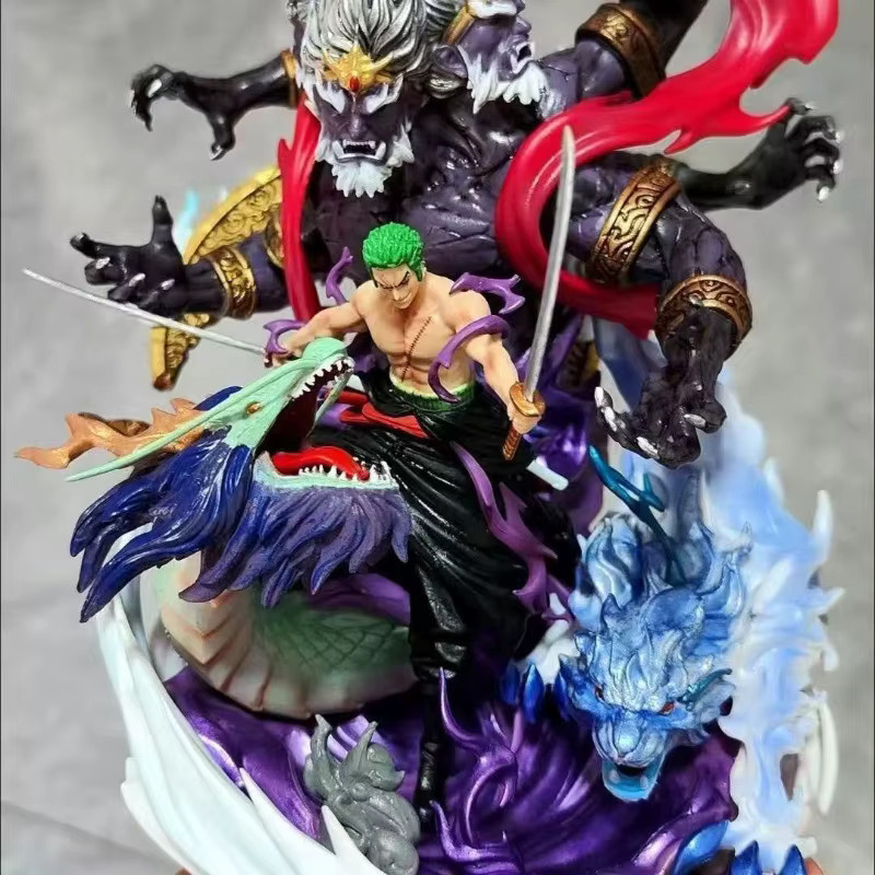 One Piece Roronoa Zoro Höllenform Actionfigur, Anime-Charakter-Statue - Bild 3
