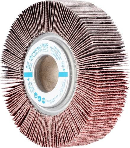PFERD Lamellenschleifrad FR Durchmesser: 100 mm, Breite: 30 mm, Bohrung: 25,4 mm, Körnung A60, Farbe: Braun - Bild 1