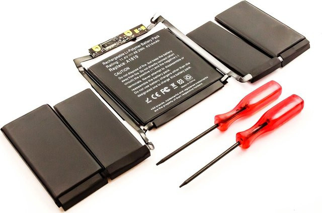 CoreParts Laptop-Batterie für Apple A1819, Lithium-Polymer, 4300 mAh, 49,2 Wh, Schwarz - Bild 1