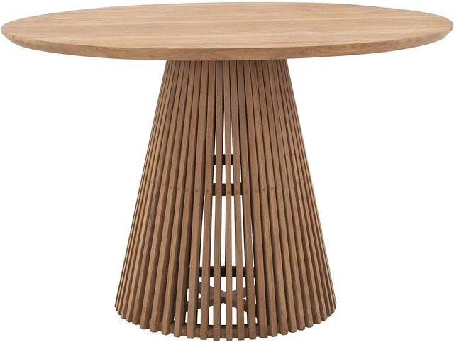 Gartentisch Triani von Vente-unique aus Teakholz in Naturfarben Hell, Breite: 120 cm - Bild 1