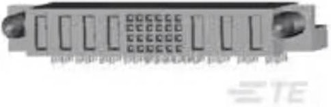 TE Connectivity Einbau-Buchsenleiste Standard 6450370-5 in Schwarz und Grau - Bild 1
