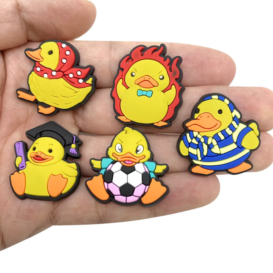 Schuhcharms Gelbe Enten, PVC, Unisex - Bild 2