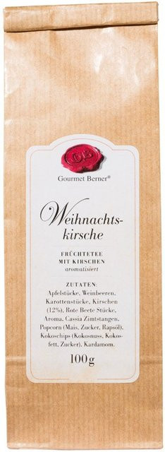 Gourmet Berner Weihnachtskirsche Früchtetee, 100 g - Bild 1