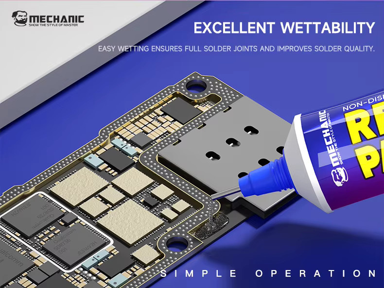 Mechaniker G100 Reparaturpaste für Telefon-Chips und PCB-Pins zur schnellen Reparatur von Drop Points - Bild 4