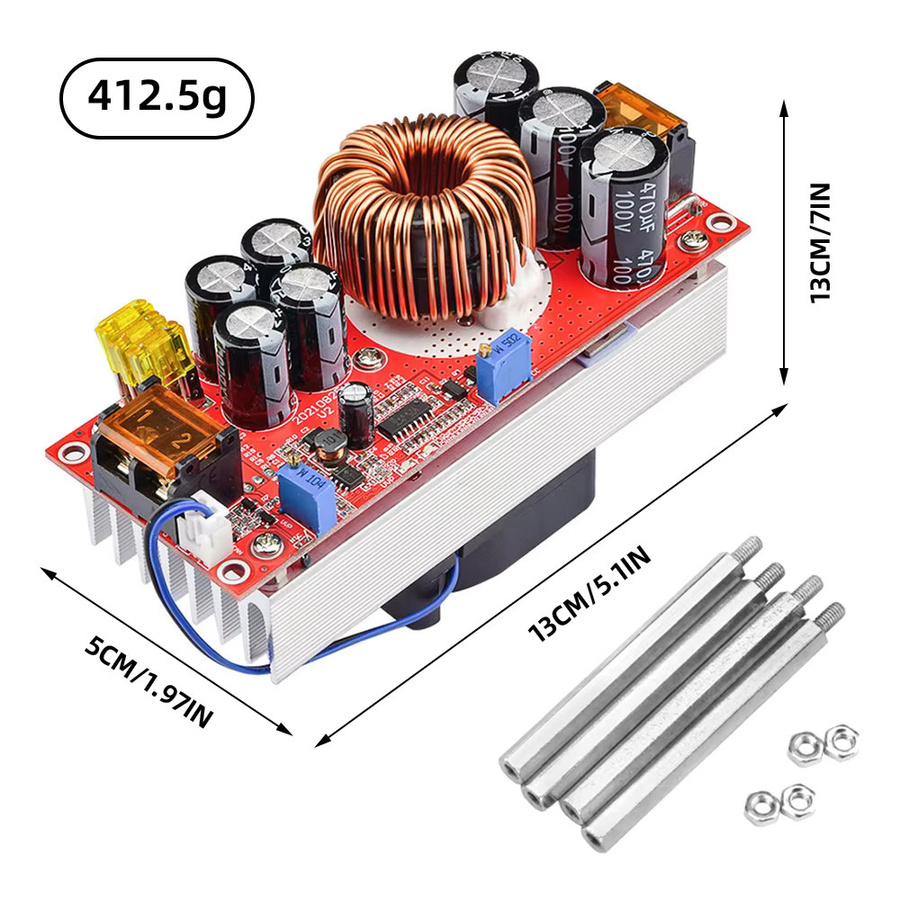 diymore DC-DC Boost Converter Step Up Netzteil Modul Einstellbare Spannung 10-60 V zu 12-90 V - Bild 1