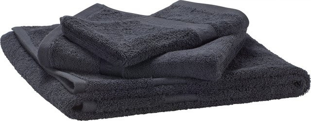 baliv Dark Wonder Handtuch aus Baumwolle, Schwarz, Breite: 50 cm, Länge: 100 cm - Bild 1