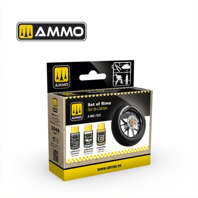 AMMO by MIG Jimenez Cobra Motor Set of Rims, Fahrzeuge - Bild 1