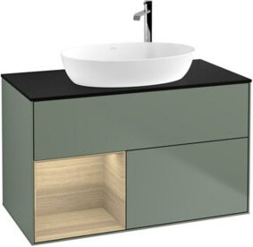 V&B Waschtischunterschrank Finion 100 Wandbeleuchtung in lackierter Ausführung B/T/H: 100 x 50,1 x 50,1 cm - Bild 1