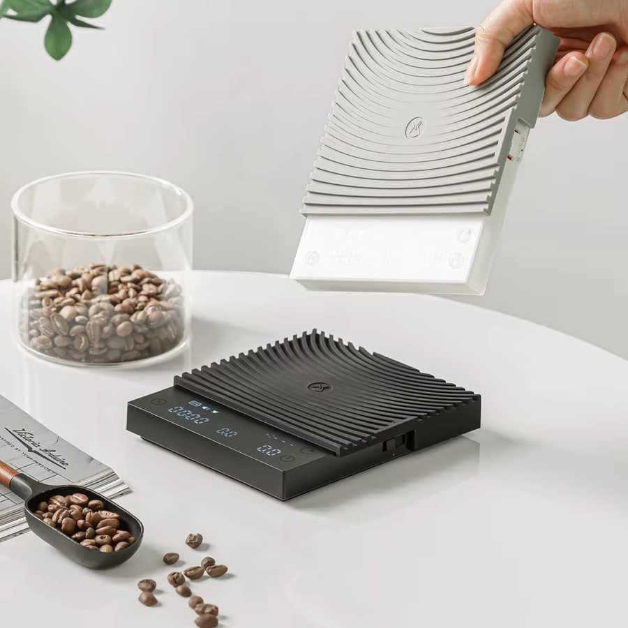 Timemore Black Mirror Basic 3.0 Digitale Kaffeewaage in Schwarz mit Timer und Digitalanzeige für Espresso und Pour-Over-Kaffee - Bild 2