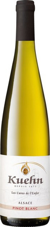 Kuehn Les Caves de l´Enfer, Pinot Blanc, Alsace AOP, trocken, Weißwein, 2024, 0,75 l