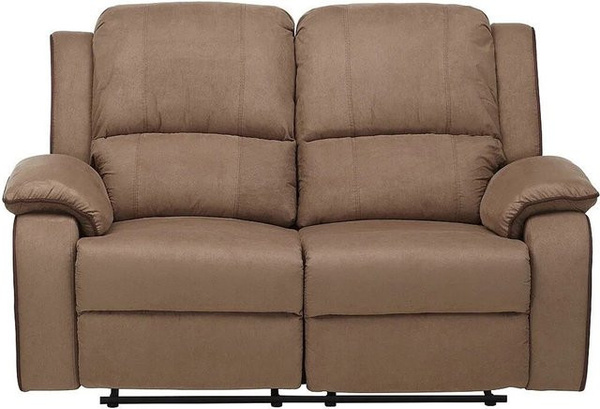 Relaxsofa Hernani von Vente-unique in Taupe aus Microfaser, Breite: 158 cm