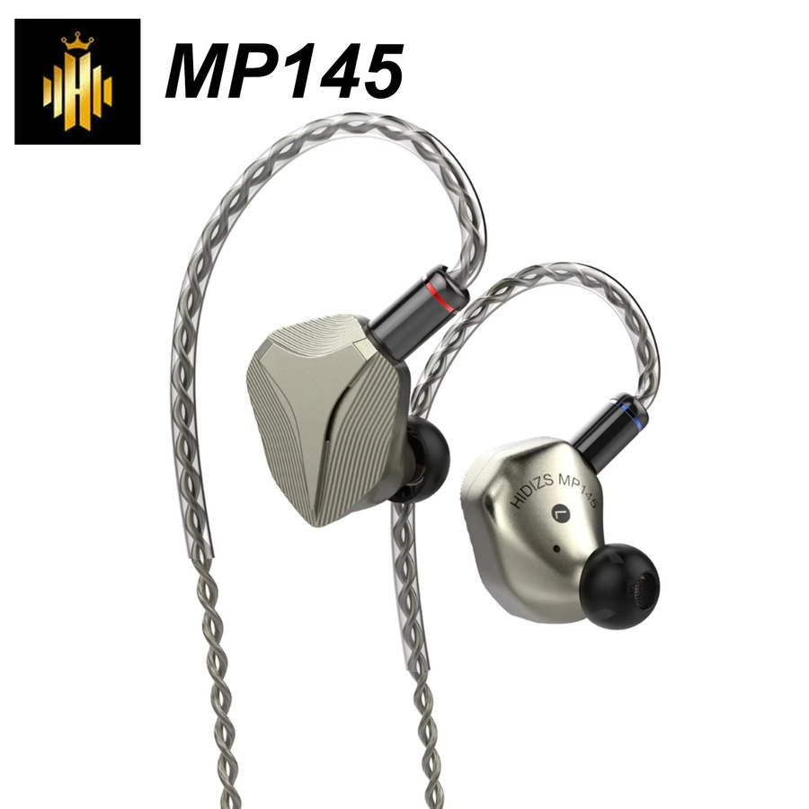 Hidizs MP145 In-Ear-Monitor mit 14,5 mm Planar-Magnettreiber, HiFi-Kopfhörer in Silber mit abnehmbarem 2-Pin-OFC-Kabel - Bild 5
