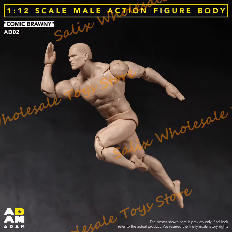 ADAM Studio ADAM-AD02 Body Comic Brawny, Actionfigur, Maßstab 1:12 - Bild 2